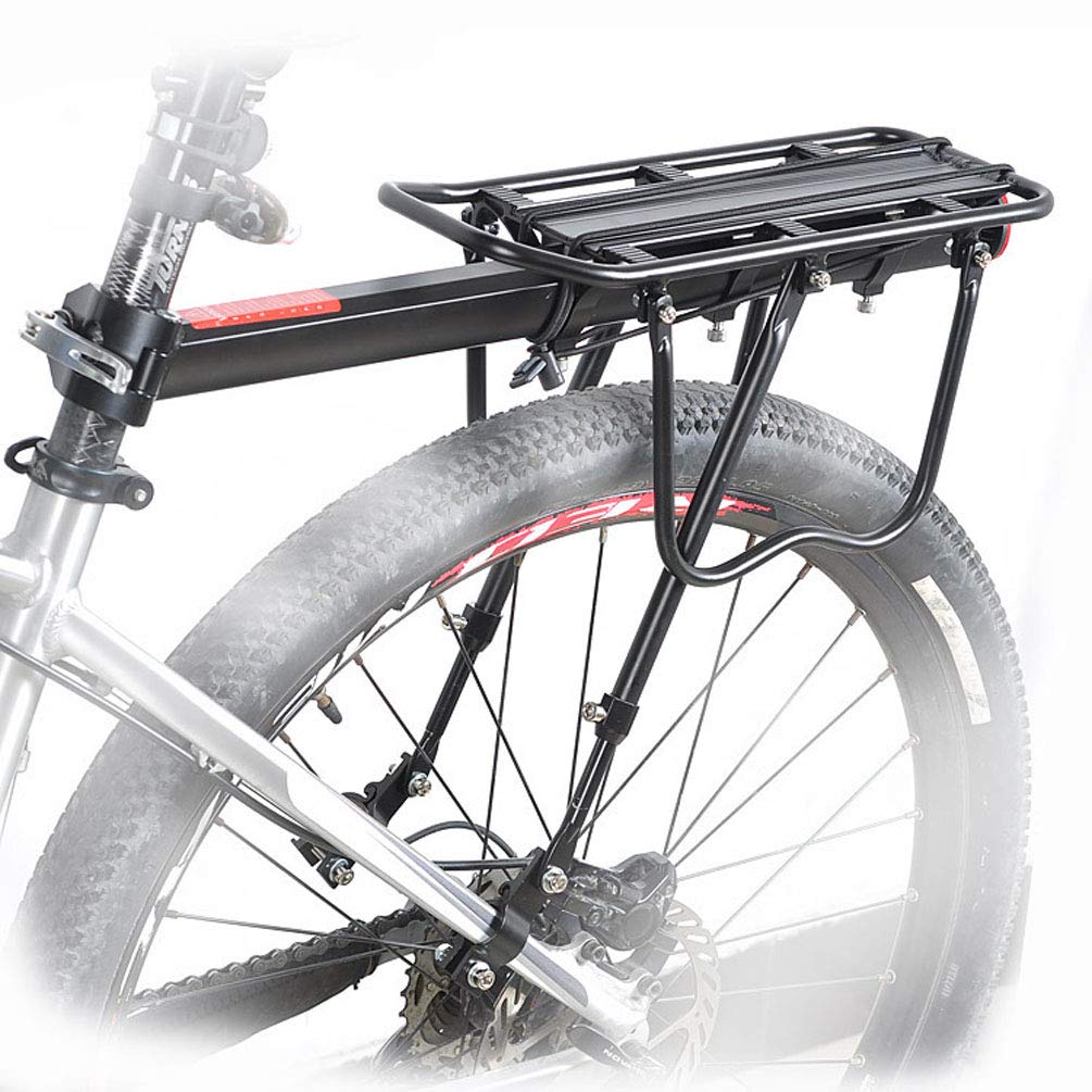 Portabultos de bicicleta de aluminio ajustable con alta carga máxima de 75kg 4