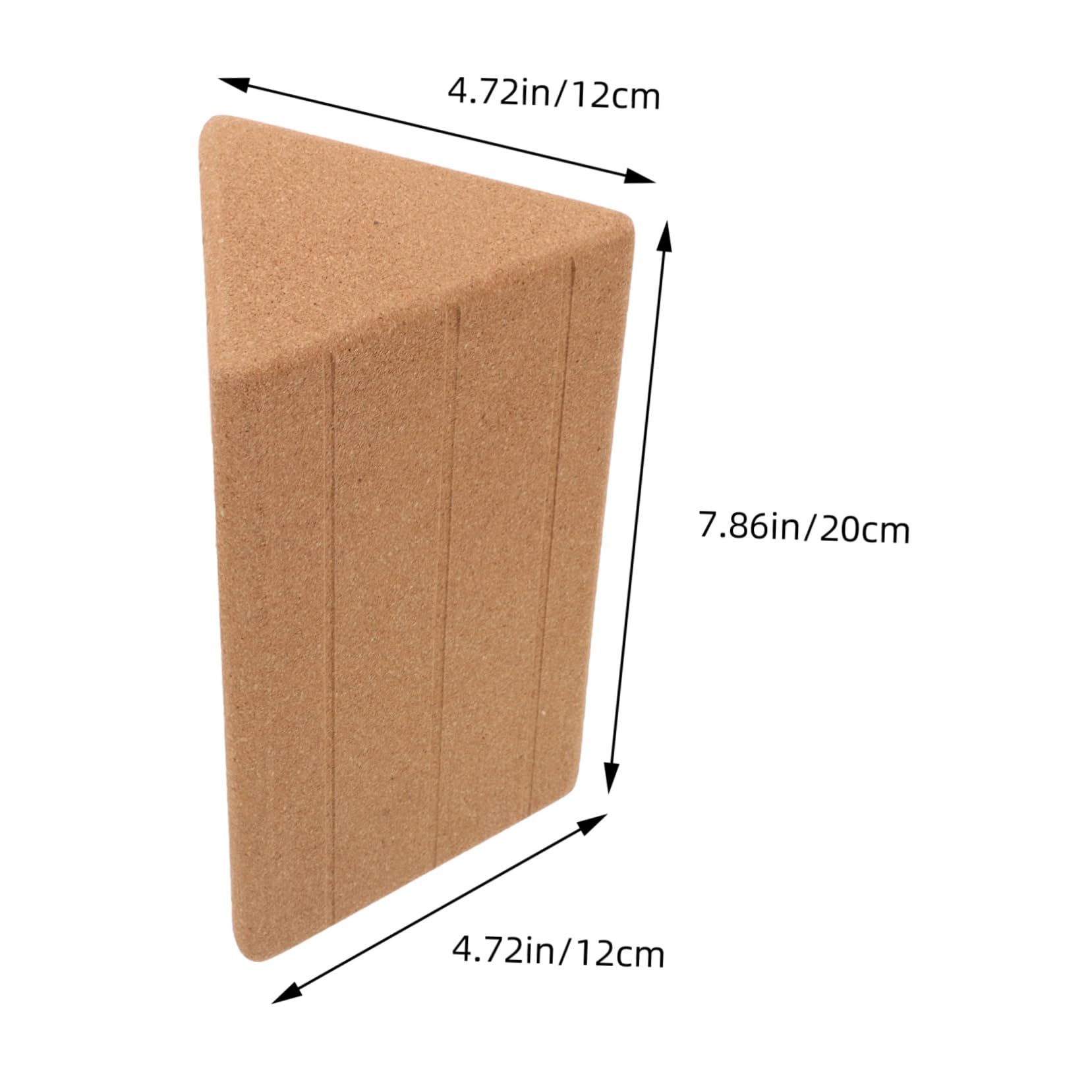 TOYANDONA Yoga Training Cork Block Non Slip Yoga Brick for Dancers High Density Support Stable Compression Resistance for Flexibility and Relaxation for Home Workouts