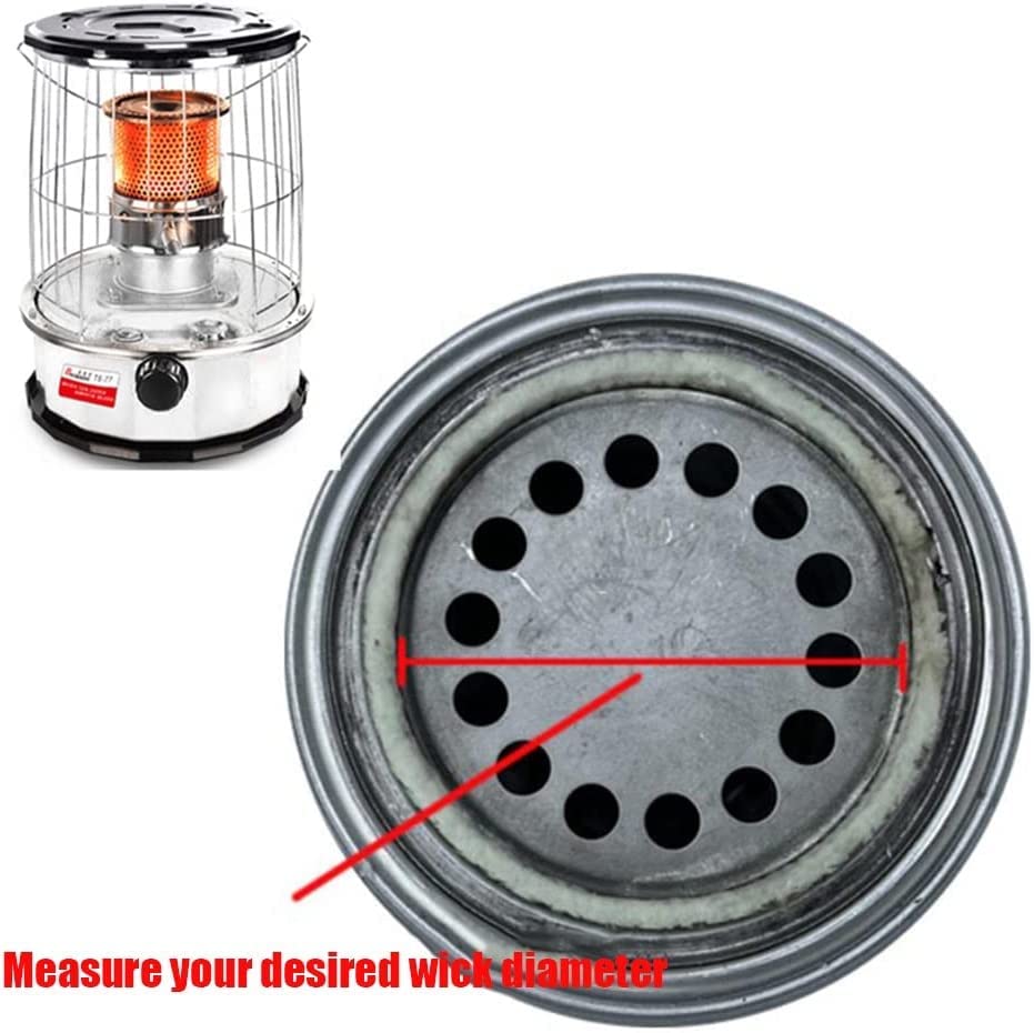 Stoppini Per Stufa A Cherosene - 2 Pezzi Di Ricambio, Cotone E Fibra Di Vetro, Diametro 95mm - Foto 3