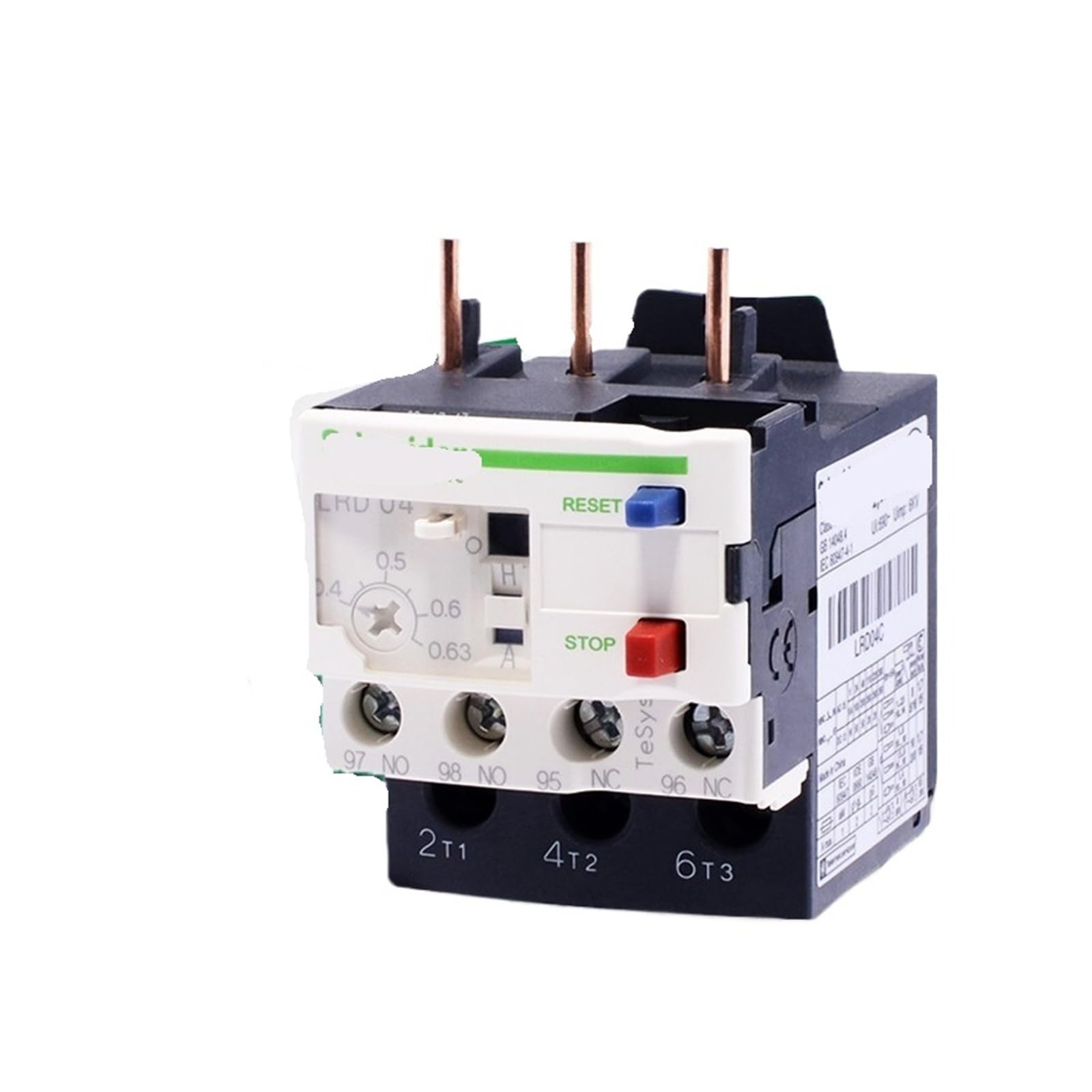 Relais thermique LRD21C coupe-circuit triphasé réglable 12-18A