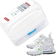 DHARNI Fashion Shoe Cleaner Brush, Powerful 2-in-1 Multifunctional Shoe Scrub Brush, Non Wash Deep Cleaning Sneaker Brush, White Shoe Cleaner Suitable for Tennis, Sports Shoe Care Kit (1)