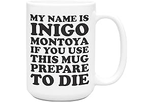 LookHUMAN Funny Coffee Mugs Adult Humor White Ceramic Mug: Prepare to Die...