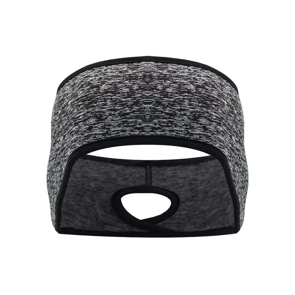 Future Tabs Warmers Headband for Women - Grey | Running Ponytail Headband Earmuff for Gym, Jogging and Outdoor Fitness Activity - Pack of 1