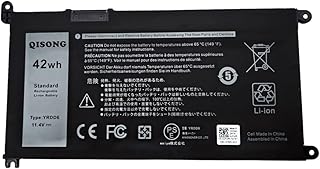 QISONG ノートパソコン YRDD6 バッテリー 適用される Dell Vostro 3581 3582 3583 3590 3591 3593 latitude 3400 Inspiron 14 5491 5493 5498 15 559...