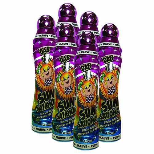 Sunsational Six Pack 4oz Purple Bingo Dauber