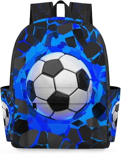 Mochila infantil para niñas, niños y niñas preescolares, mochila para jardín de infantes, guardería, mochila escolar ligera para niños, Soccer,