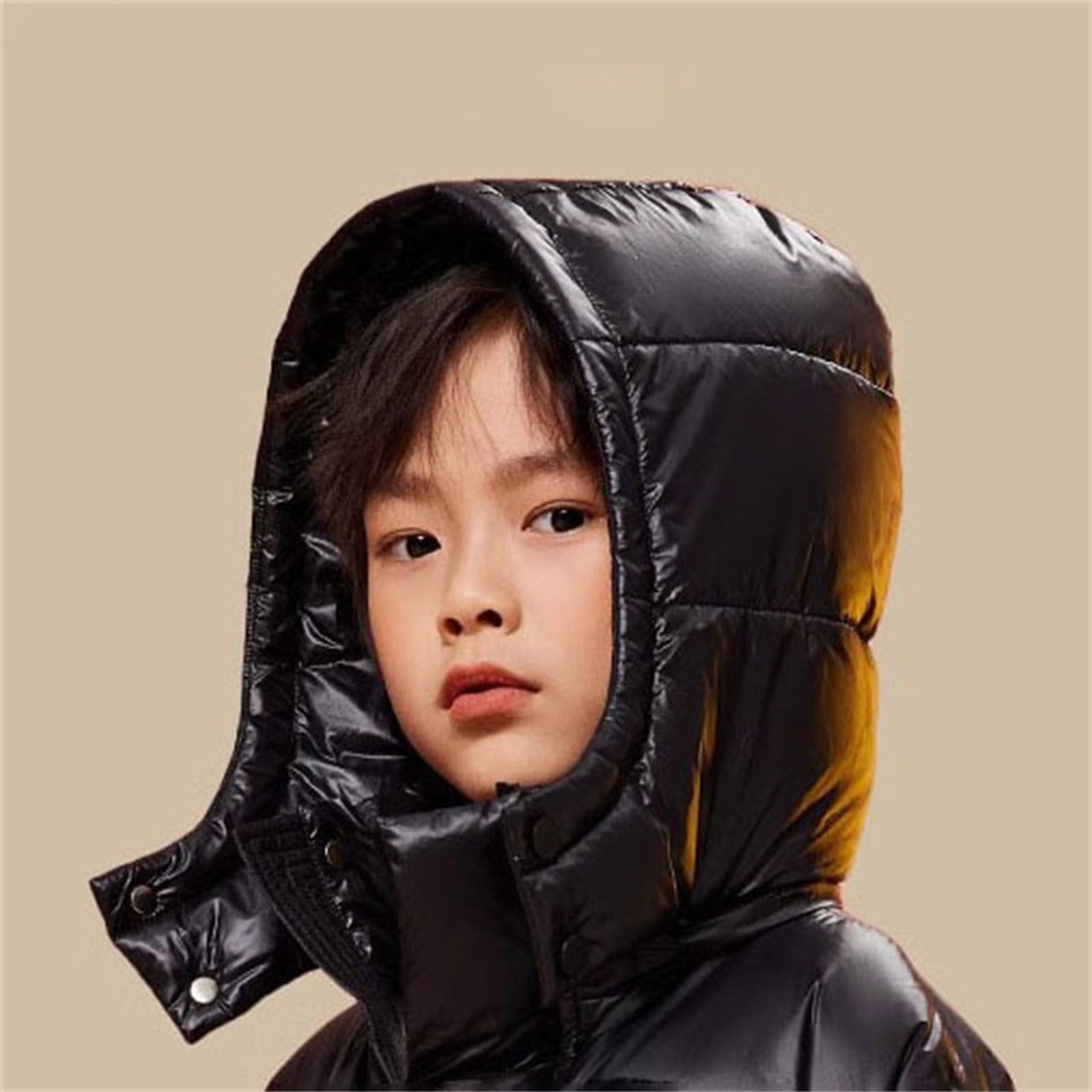 Generisch Cappotto alla moda per bambini e ragazze, cappotto spesso, giacca invernale imbottita, abbigliamento giacca invernale corta da donna con