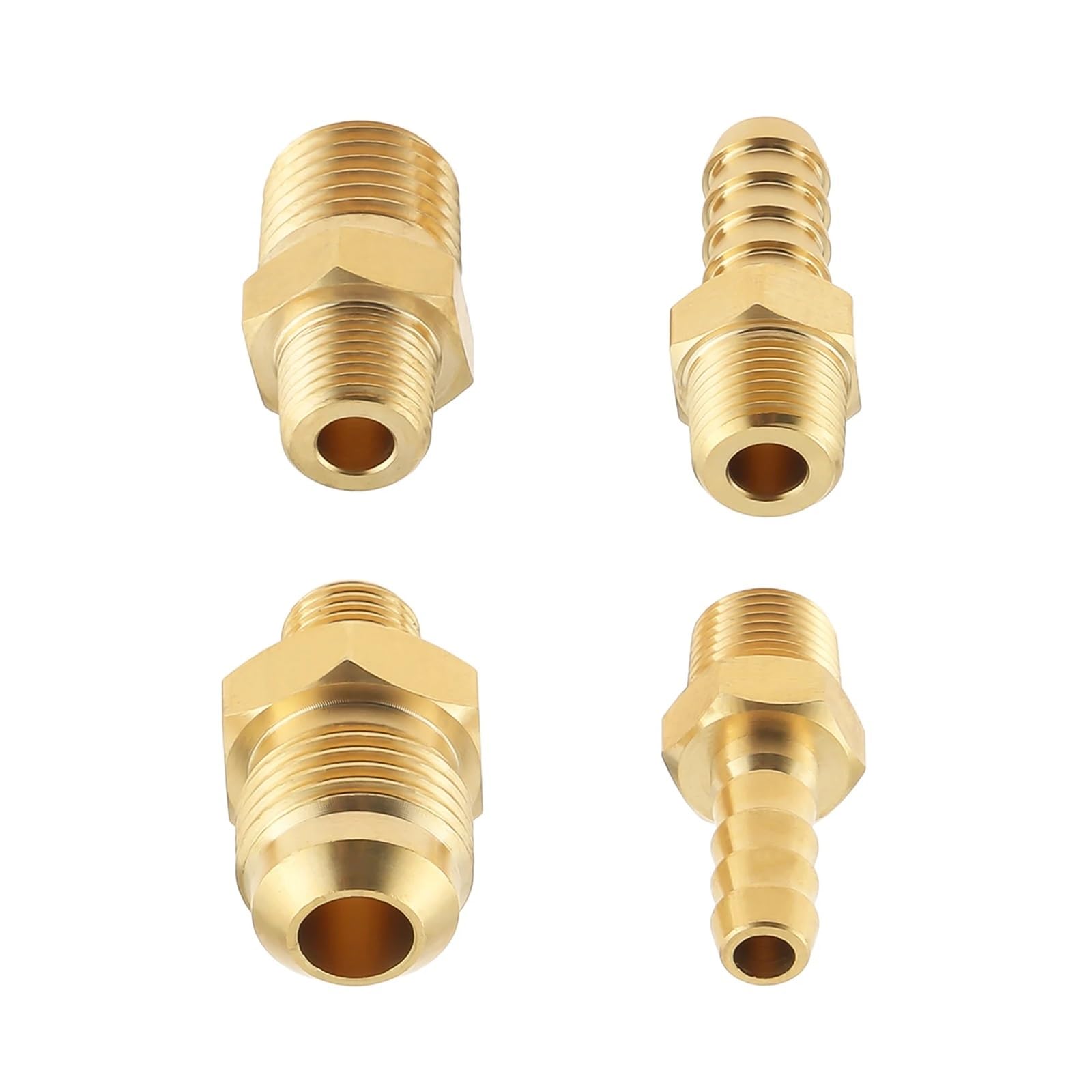 Kit de válvula reguladora propano Ajustable Alta presión for Servicio Tanque Gas LP, Conector Manguera 5/16" y 1/4"