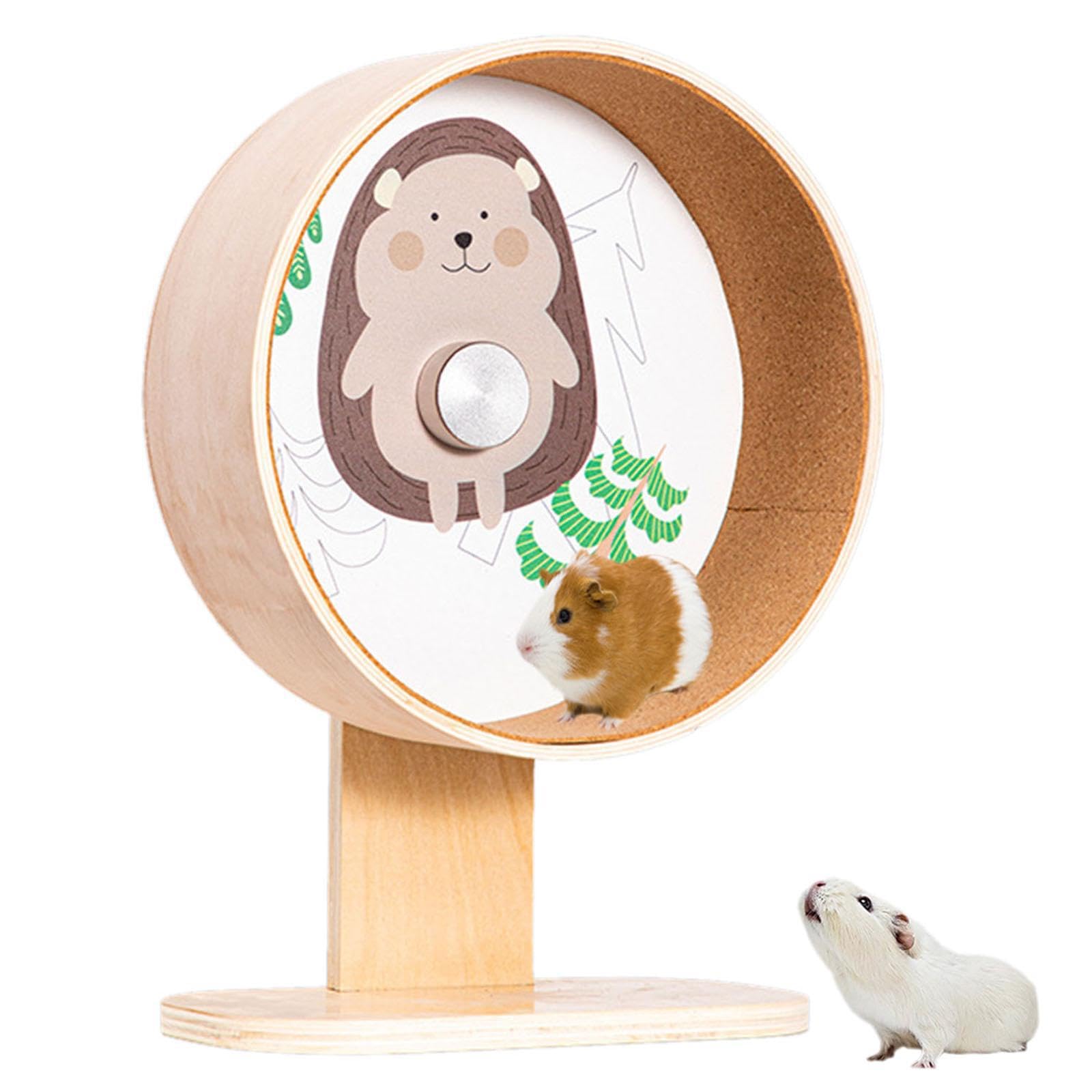 Rueda de Ejercicio para hámster con Altura Ajustable para Mayor | Actividades de entrenamiento para animales pequeños Opción para hámster mascota La rueda para utiliza nueva tecnología de