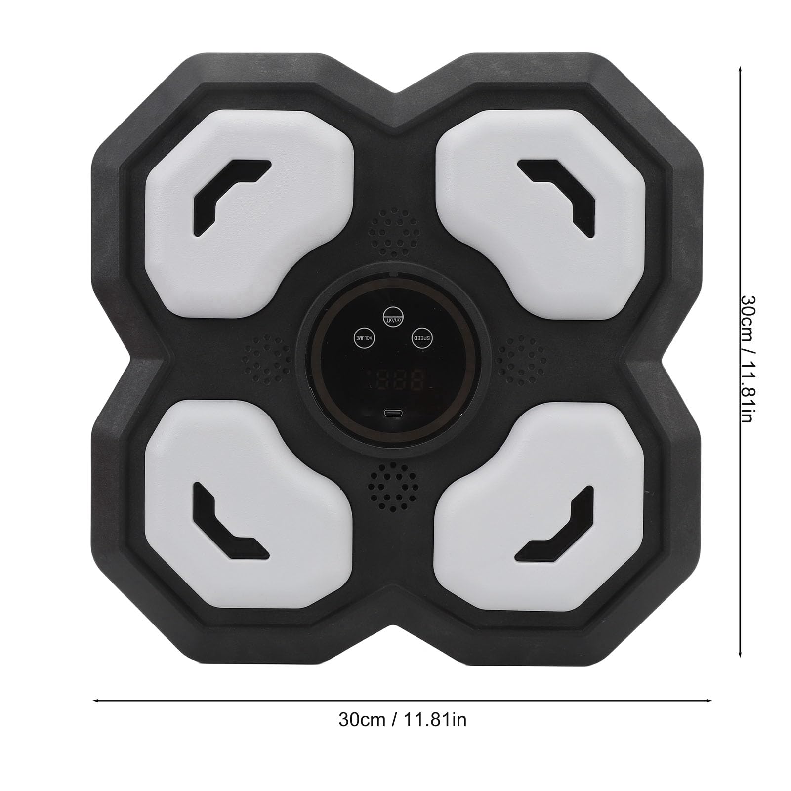 Cryfokt Macchina da Boxe Musicale, Allenatore di Boxe Intelligente Bluetooth Montato a Parete, Bersaglio da Elettronico con Sincronizzazione Musicale Dinamica modalità di Allenamento Multiple per