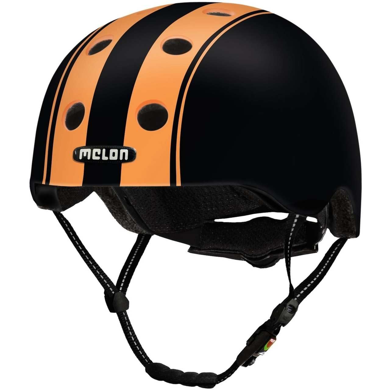 Melon All Stars kask podwójny pomarańczowy czarny matowy, rozm. XL-XXL (58-63 cm)