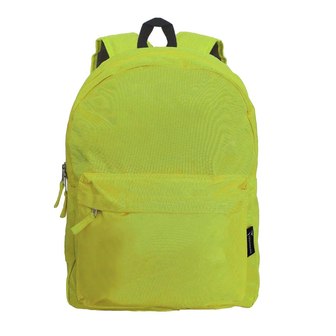 TECHMADE Zaino Leggero e Multifunzione per Laptop fino a 15" – Casual Ergonomico, Ideale per Scuola, Lavoro e Viaggi (Ryanair EasyJet) – Spallacci Regolabili e Tasche Multifunzione (verde lime)