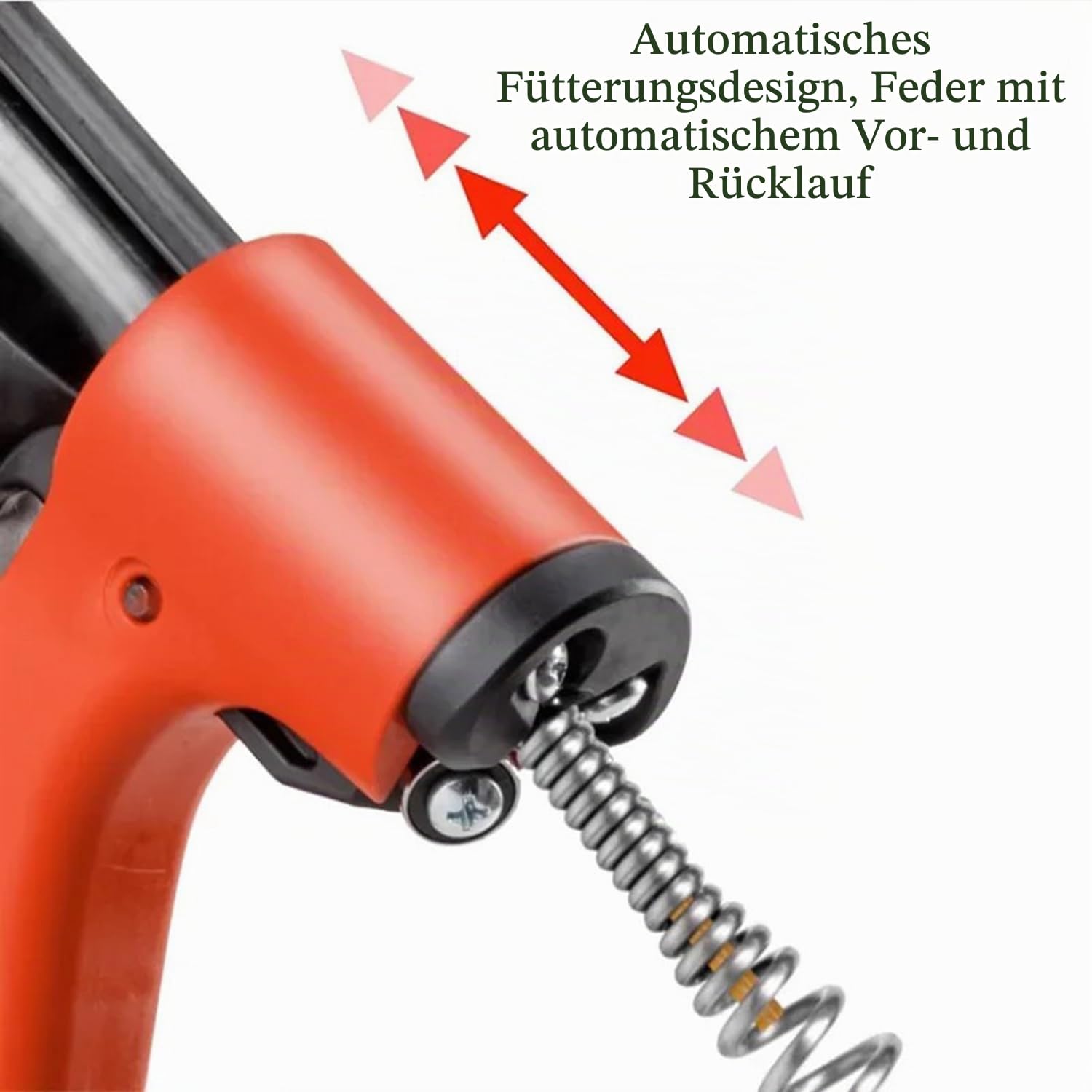 Rohrreinigungsspirale Mit Metalltrommel [15m] Mit Bohraufsatz,Ideale Abflussspirale Für Eine Umweltfreundliche Rohrreinigung,Die Stabile Rohrspirale Für Echte Heimwerker,Passt Für Fast Alle Abflüsse