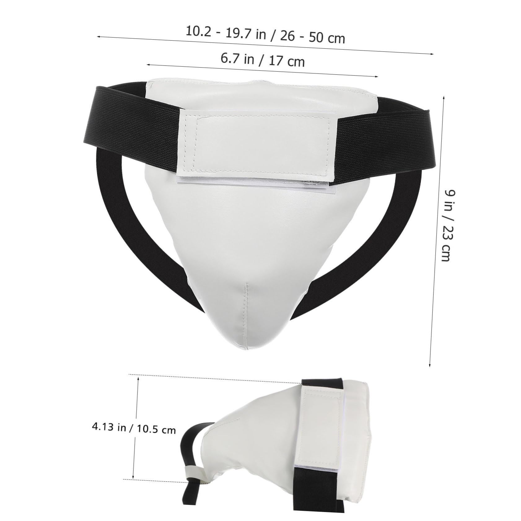 Alipis Coquilla Protector de Entrepierna Niño Transpirable Flexible PU Abs Entrenamiento Deportes Combate Boxeo