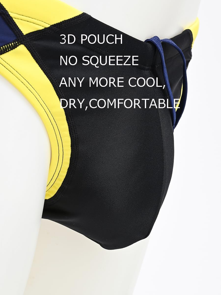 Mens Bikini Swimwear Low Rise Bikini Swimsuit with Pouch