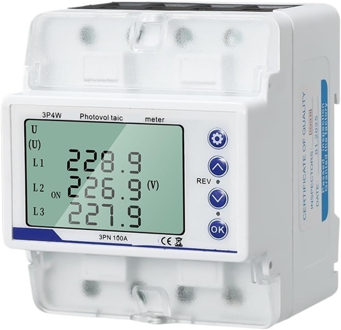 3-100-TY-W 380V 100A Bidirectional Power Meter Current Limiter
