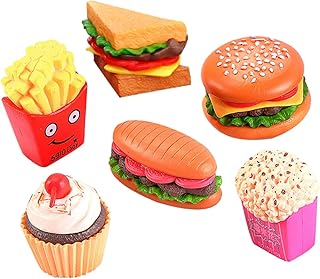 STAHAD 6 Peças De Brinquedos De Decoração Modelos De Pão Falso Modelos De Exibição De Hambúrguer Adereços De Hambúrguer Artificial Modelo De Comida De Hambúrguer Simulado