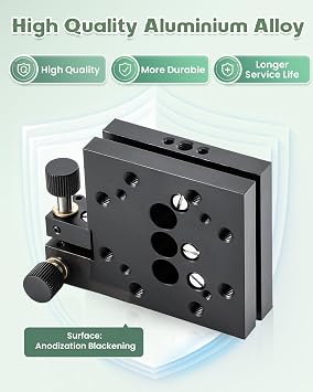Huanyu Optical Tilt and Rotation Stage 2.6 inches Precision Angle Stage