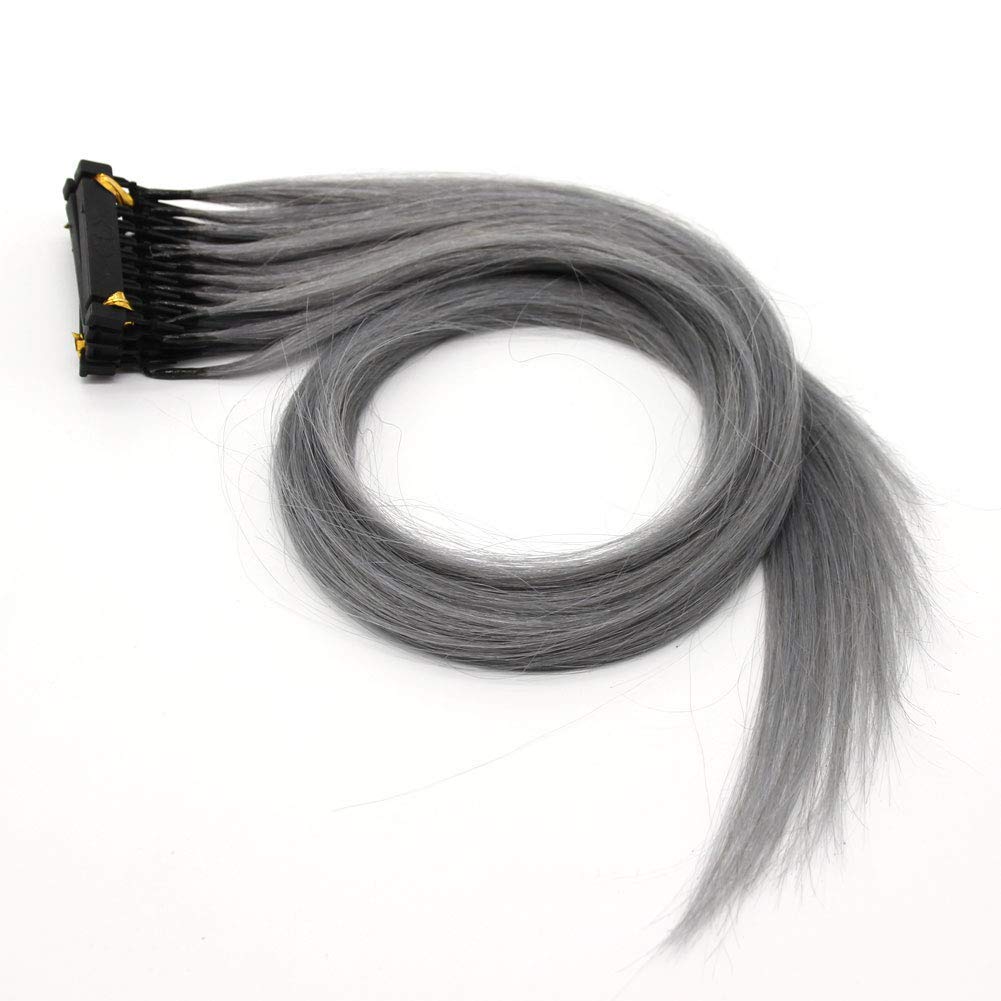 6D Extensions de cheveux Cheveux humains, Machine Fast No Trace Extension de plume Extension de cheveux raides cachée, 10 rangée,12inch