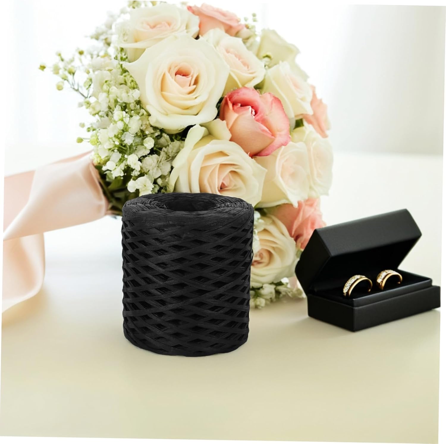 Raffia Yarn String Paper Craft Ribbon Versatile DIY Decorations Festival Party Wrap