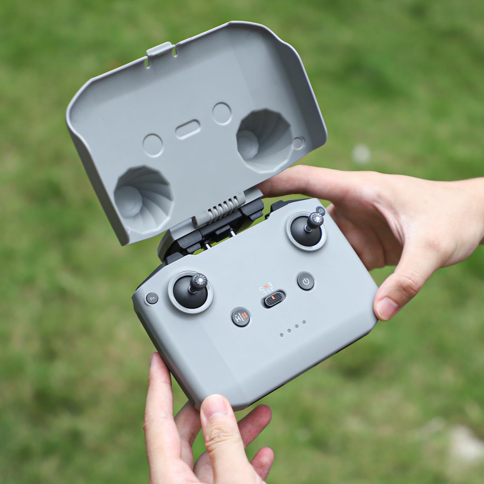 JOYSOG Osłona przeciwsłoneczna RC, osłona ochronna do pilota zdalnego sterowania DJI Mini 4 Pro/AIR 3 RC N2/RC N1 i akcesoria do joysticków