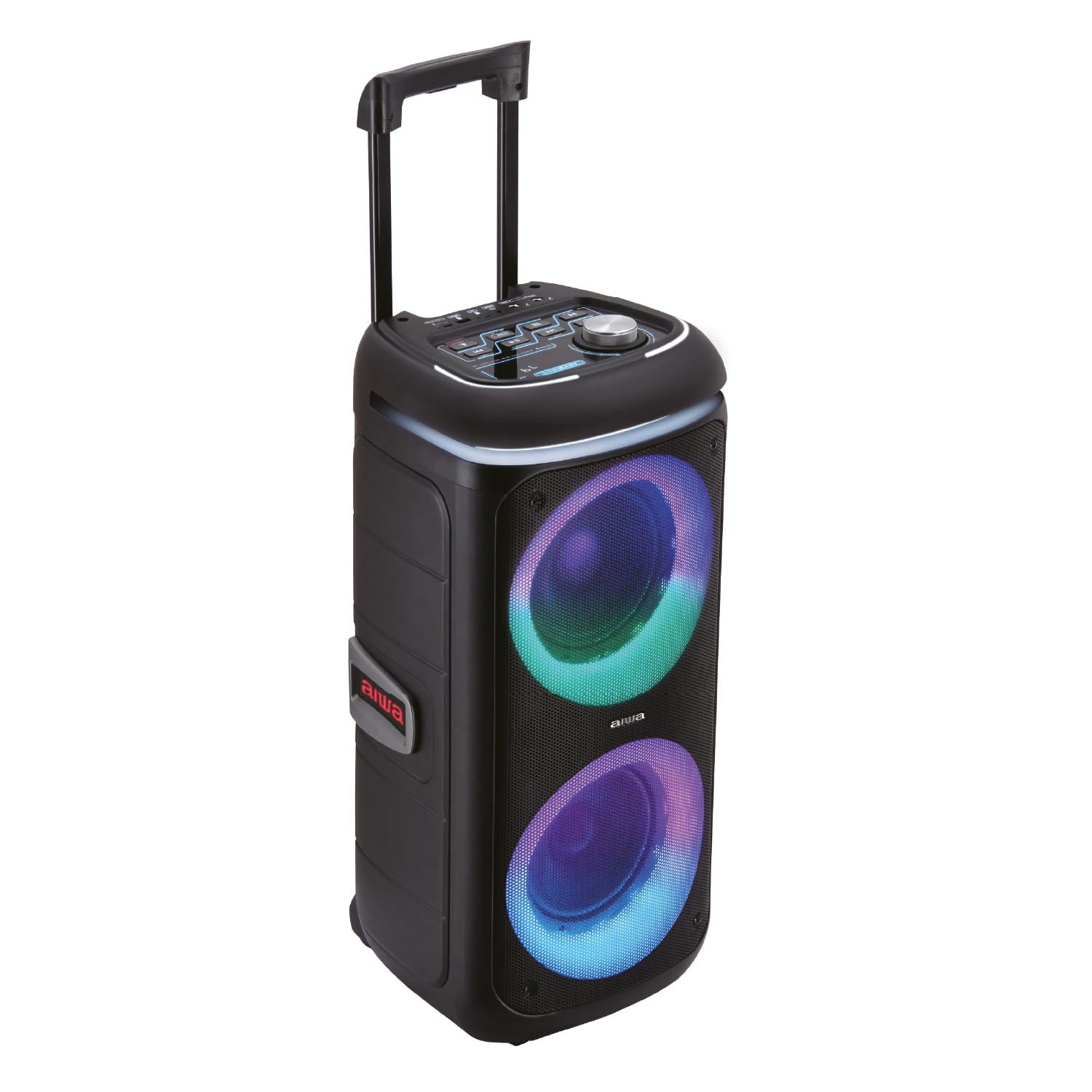 KBTUS-480: Altoparlante da festa con ruote Hyperbass e doppia luce RGB da 6,5"