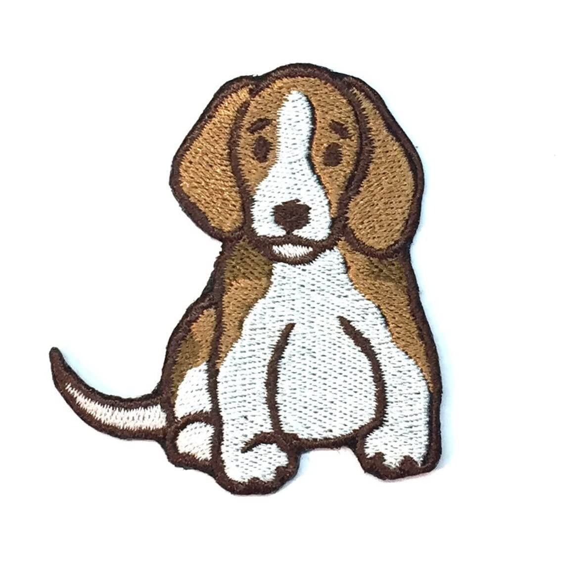 6 cm Hight Beagle Dog sew On Patch, Doggie Badge, Beagle Badge, Doggy Patch, Dog Animal Patch, DIY Embroidery, Embroidered Applique, Dog Lover Gift Dog 002-image-20