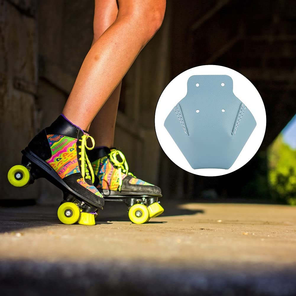 Protezioni Per Puntali Da Skate In Pelle PU - 1 Paio Con 4 Fori Per Pattini A Rotelle - Foto 2