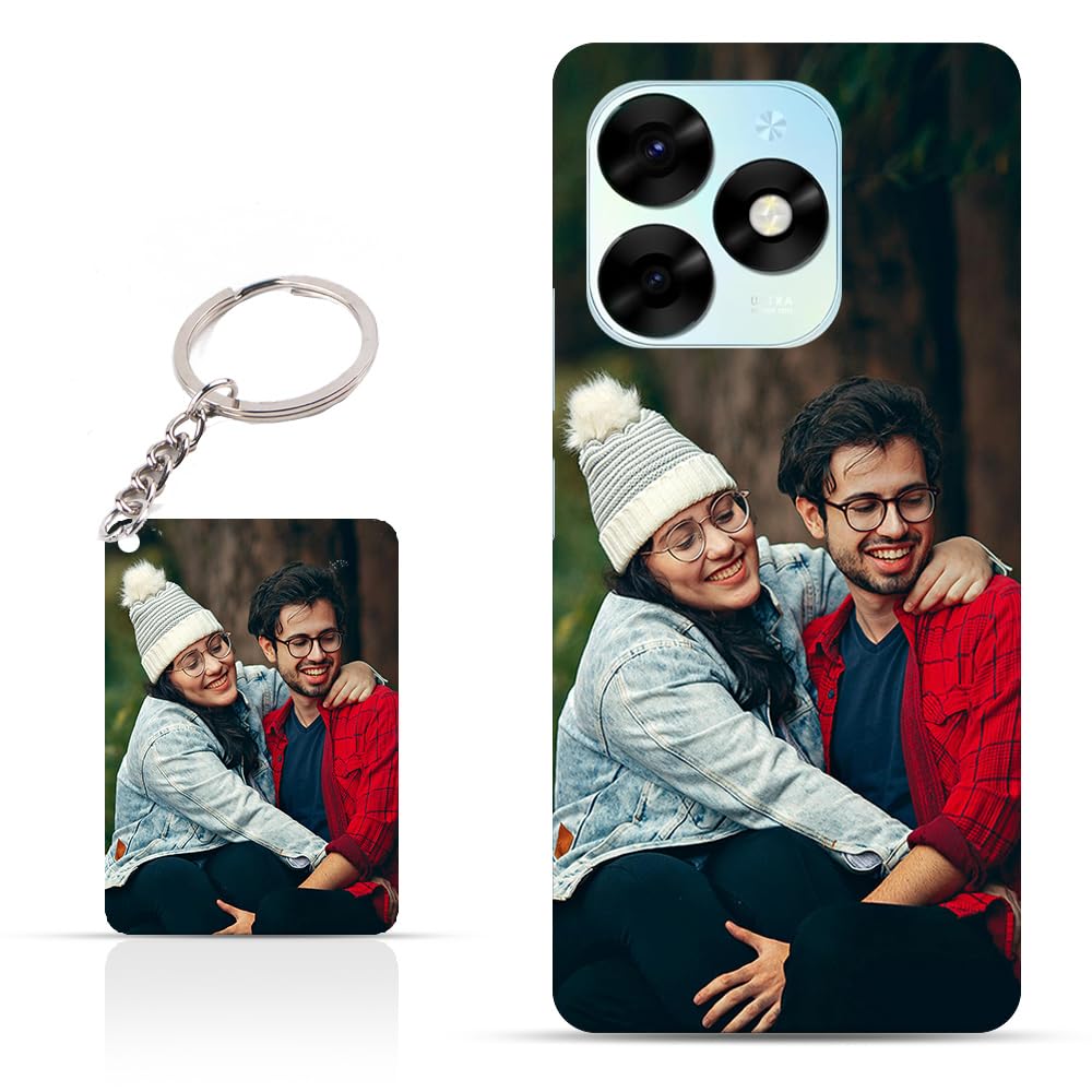 HANIRY Customised Mobile Cover for Itel S23 Plus | Photo Print Cover Itel S23 Plus | Photo Print Cover S681L | Customized Mobile Cover | Soft Cover | Custom- A01 Clear