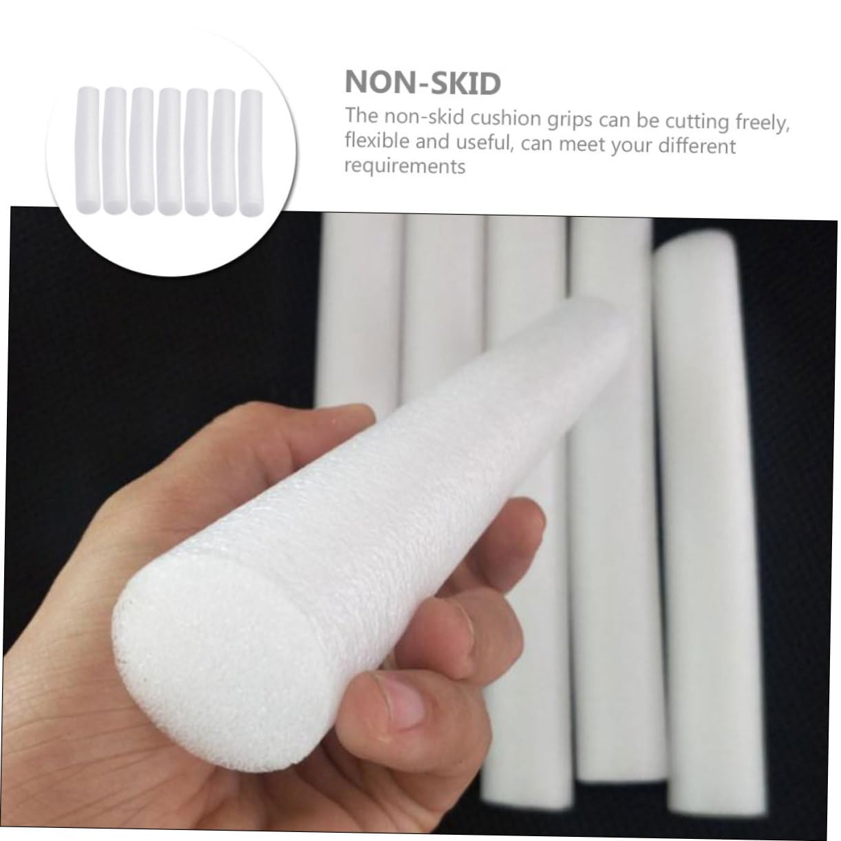 27cm Foam Sticks voor Stretch Bank hoezen, Bevestiging