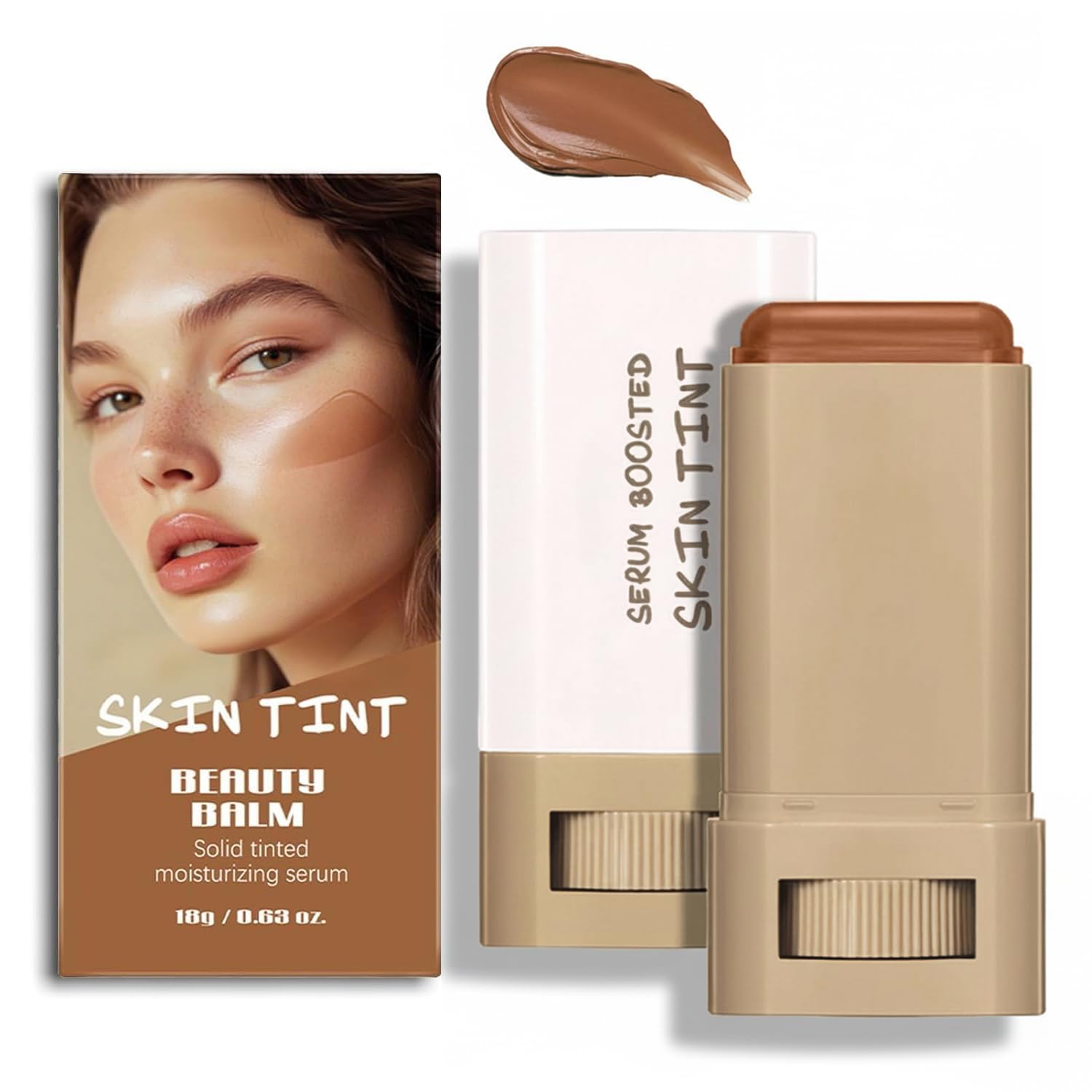 Beauty Balm Serum Boosted Skin Tint, Foundation Stick, Concealer Stick #03