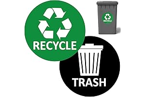 Sukh Recycle Stickers for Trash Bins