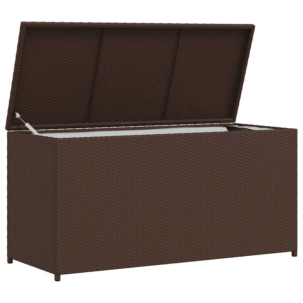 vidaXL Cassapanca in rattan sintetico, colore: marrone
