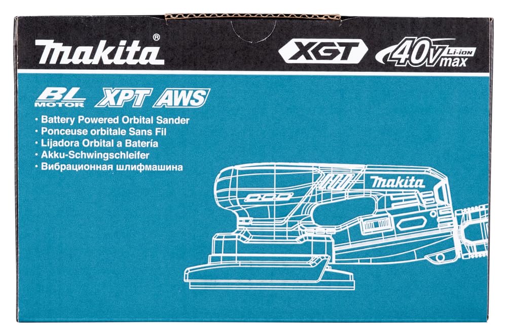 Makita BO005CGZ akumulatorowa szlifierka oscylacyjna 40 V maks. / 80 x 130 mm (bez ładowarki i akumulatorów)