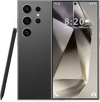 iMokSmartphone S24 Ultra Dual SIM 256GB ROM + 8GB RAM 5000mAh Unlocked 4G Cell Phone Global Version (Black)