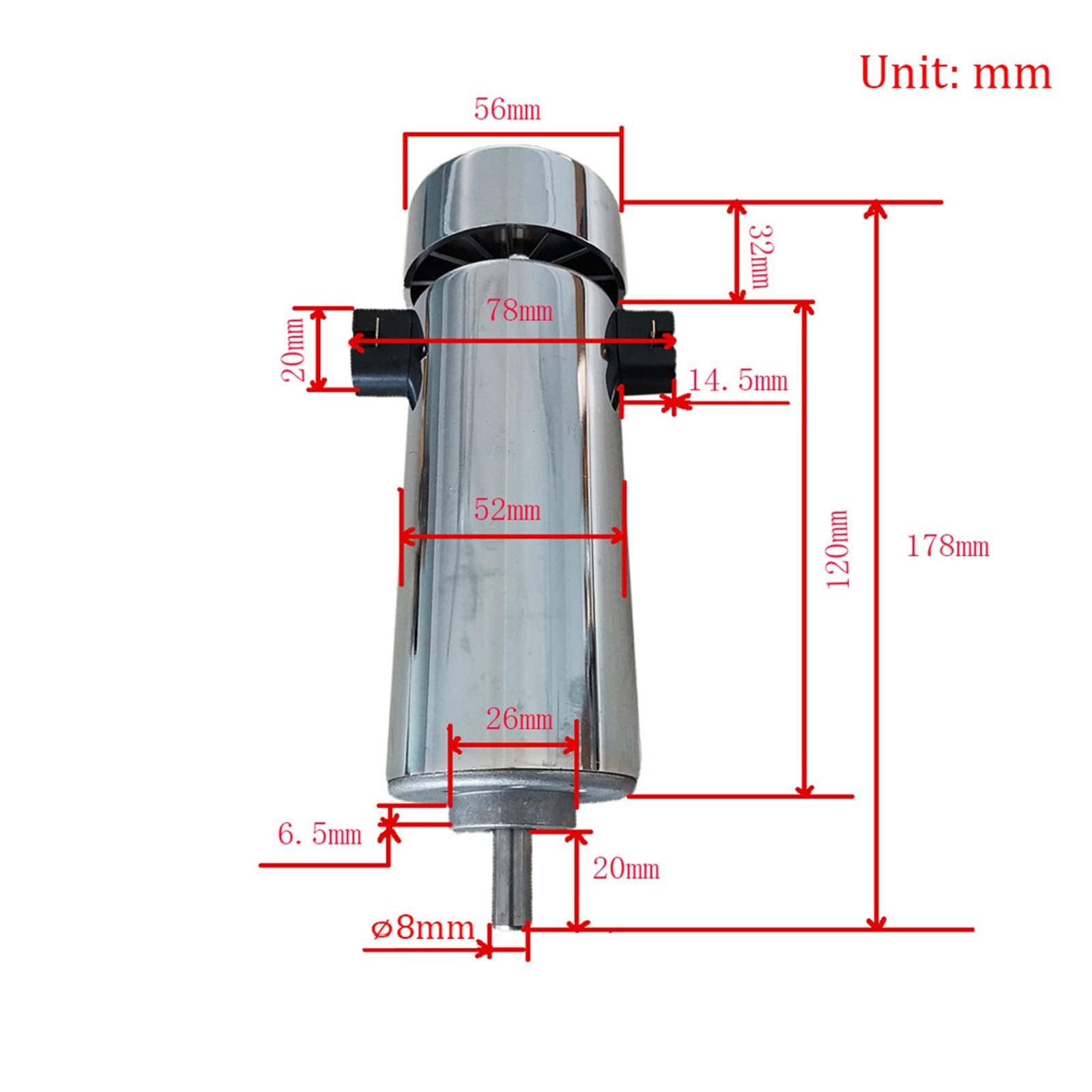 CNC Spindle Motor Kit 800W 0.8kW DC 110V 20000 RPM Raffreddato ad Aria