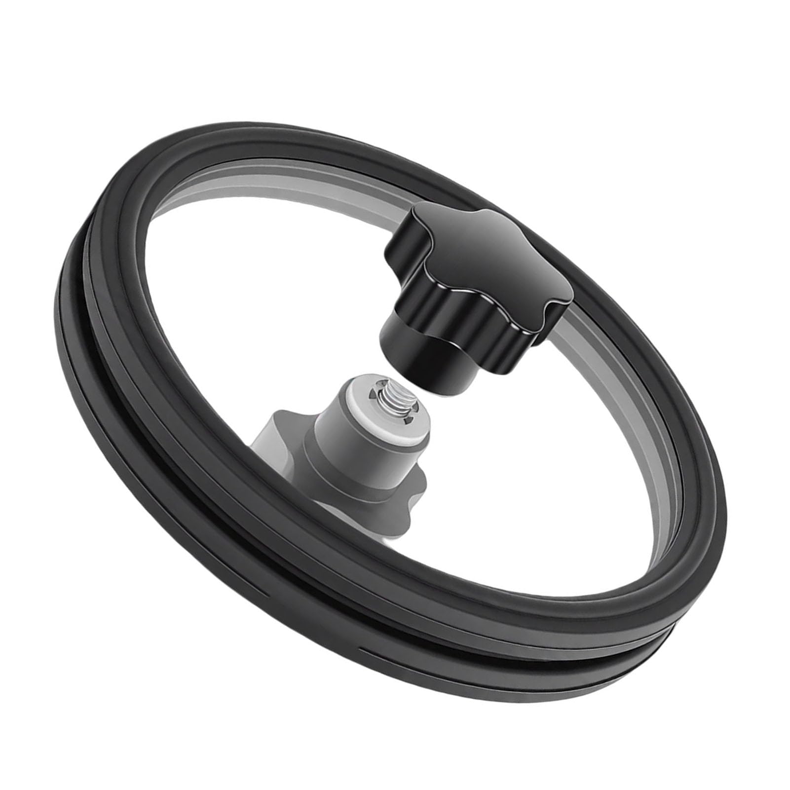 Schallplatten-Etikettenschoner, Schallplatten-Reinigungsschutz, wasserdichter Schallplattenreiniger mit Silikondichtung und transparenter Abdeckung für 7- und 12-Zoll-LPs