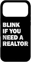 Vista 21 de iPhone 13 Blink If You Need A Realtor Real Estate Agent Dad Men Women Case