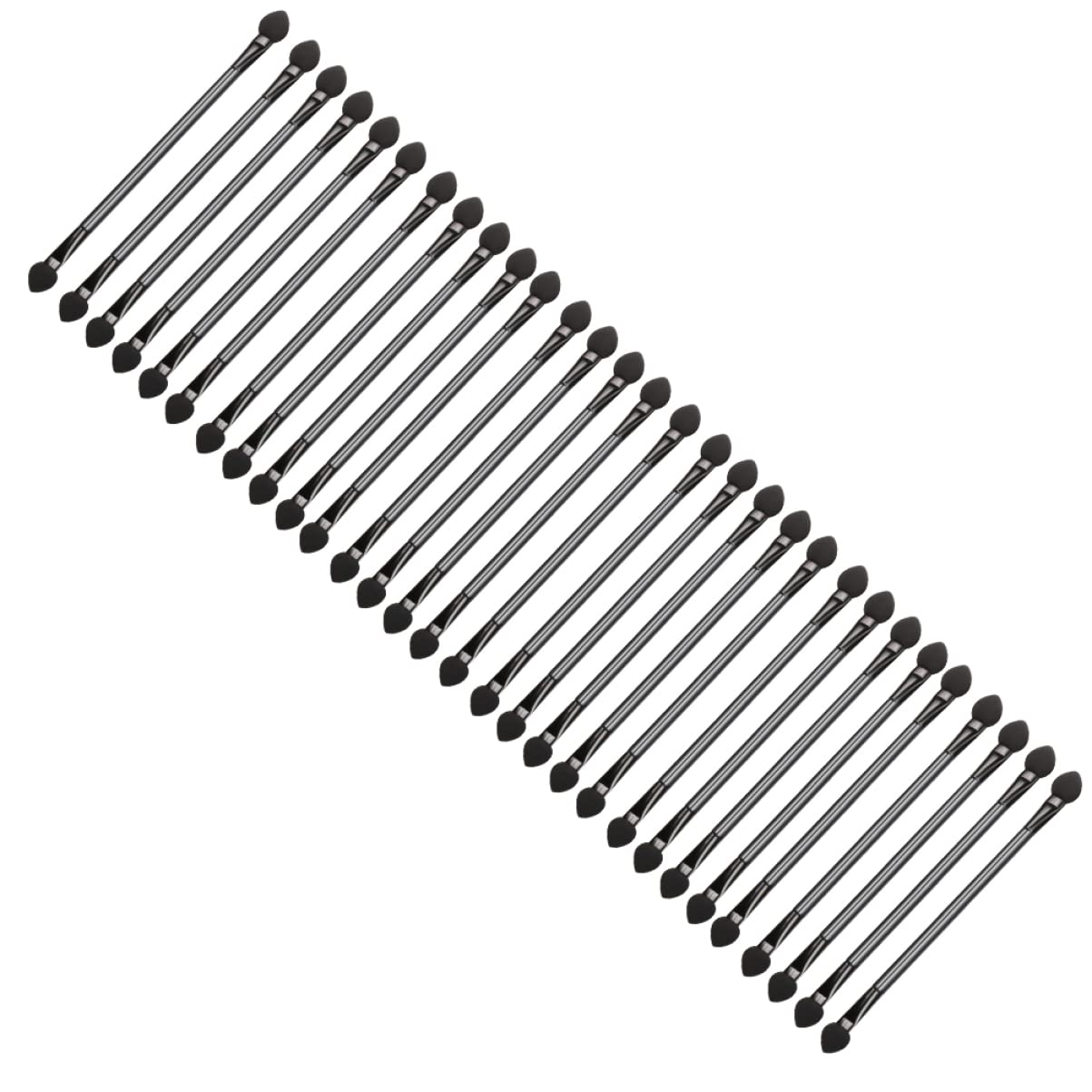 FRCOLOR 3sets Double-sided Makeup Brush Eyeshadow Applicator Flat Brush Mini Size Strong Adhesion 30pcs*3