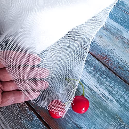 Gaze de coton blanc 200m x 0,9m pour filtrage et fromage