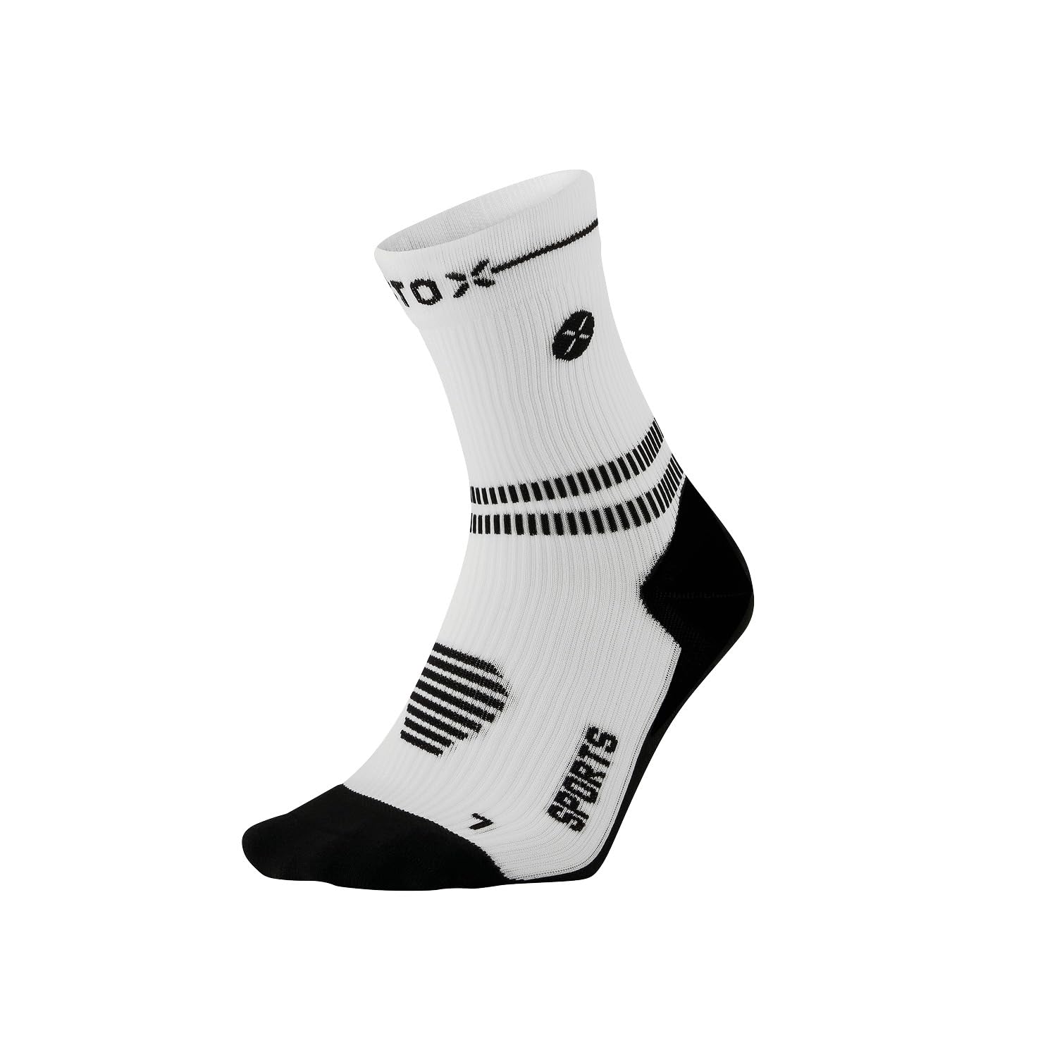 STOX Energy Socks, Skarpety sportowe, klasa kompresji 23-32 mmHg, wyściełana wkładka, krótkie skarpety