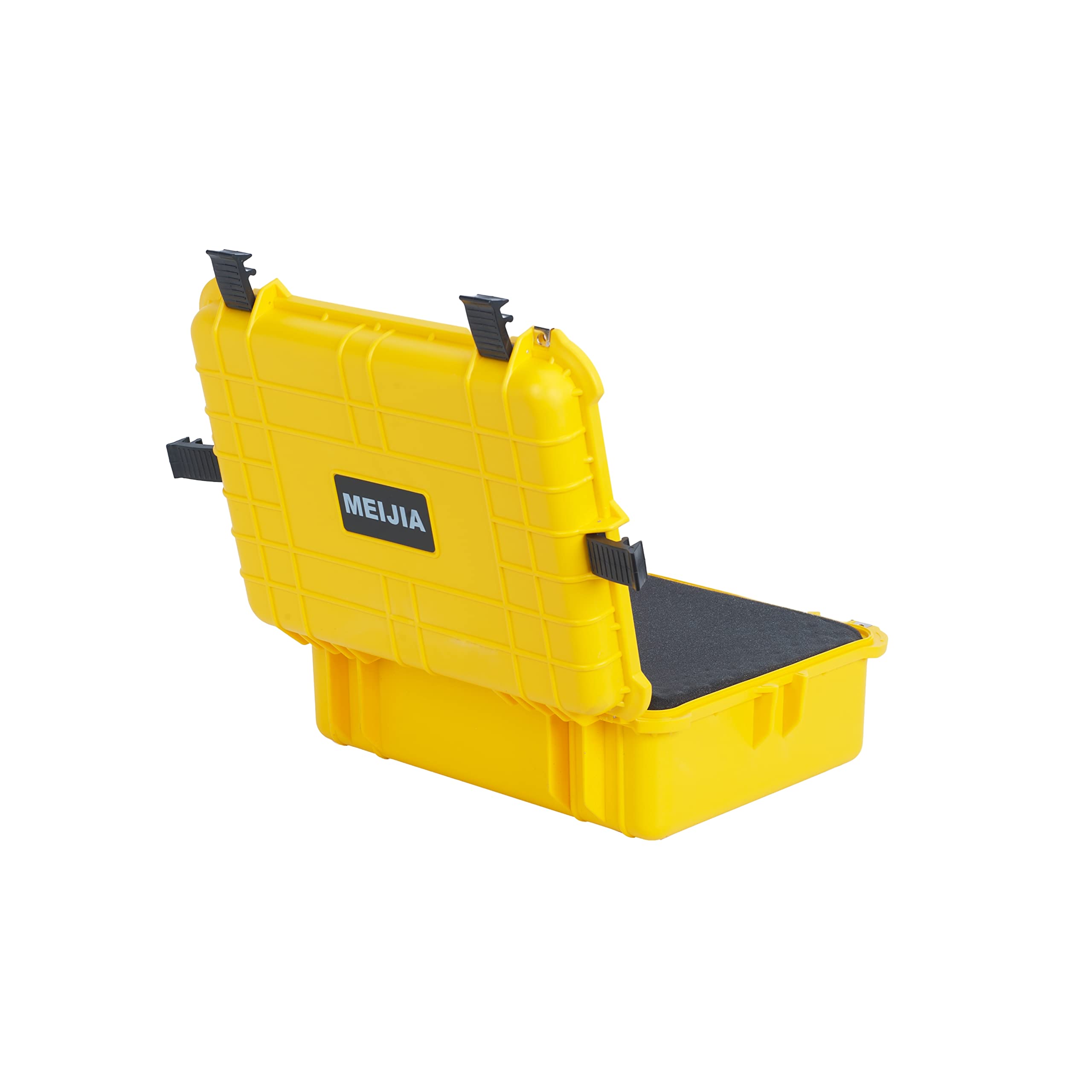 MEIJIA Funda rígida impermeable para cámara con espuma de ajuste personalizable, apta para drones, cámara, lente (amarillo, 19.7 x 15.8 x 7.4 pulgadas)