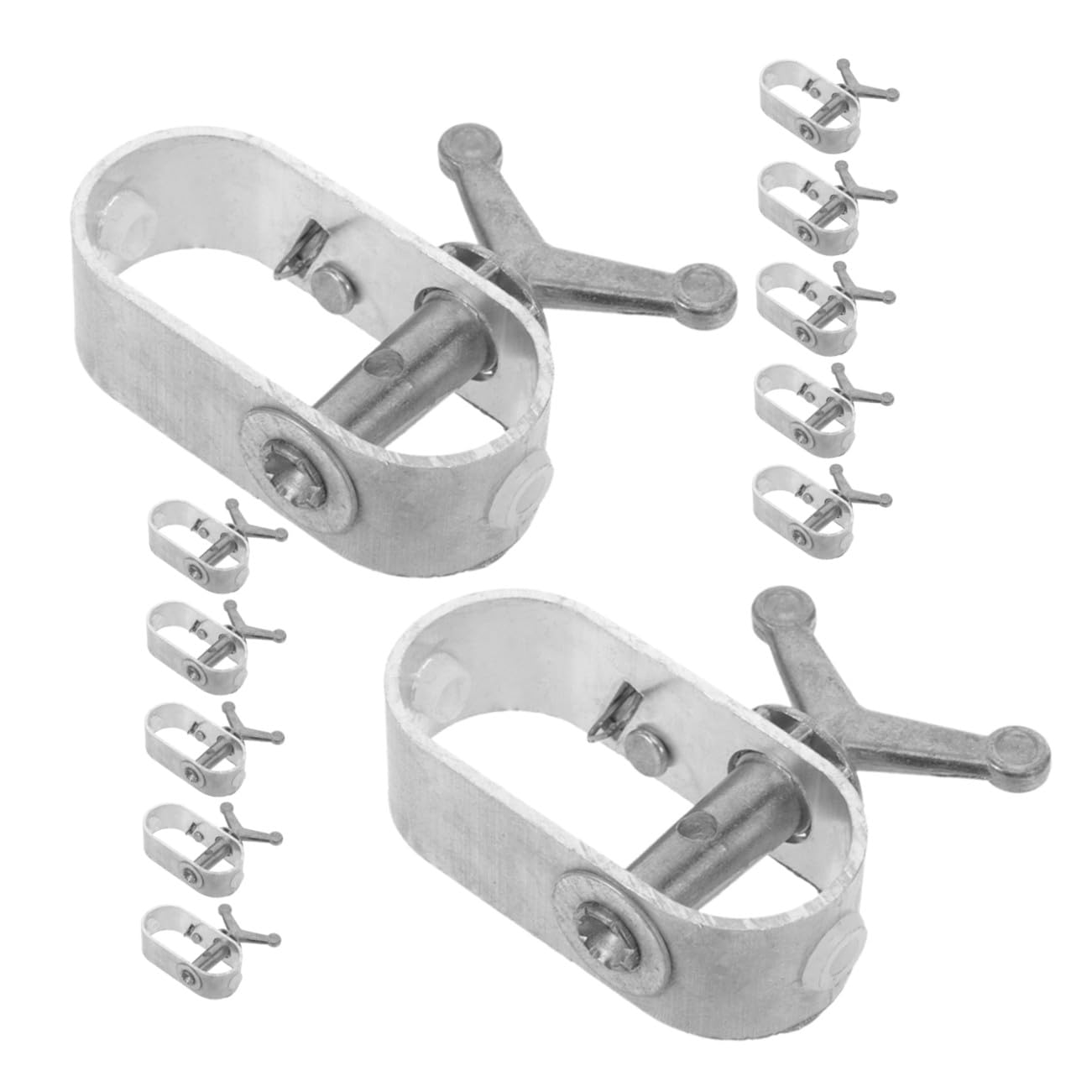 POPETPOP 12 Pezzi Tenditore Cavo per Strutture in Acciaio e Alluminio Distribuzione Uniforme della Tensione e Alta Durata, per Riparazioni in Giardino e Installazioni Agricole
