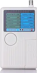 Testador de Cabo de Rede 4 em 1 RJ45/RJ11/USB/BNC Cabo LAN Cat5 Cat6