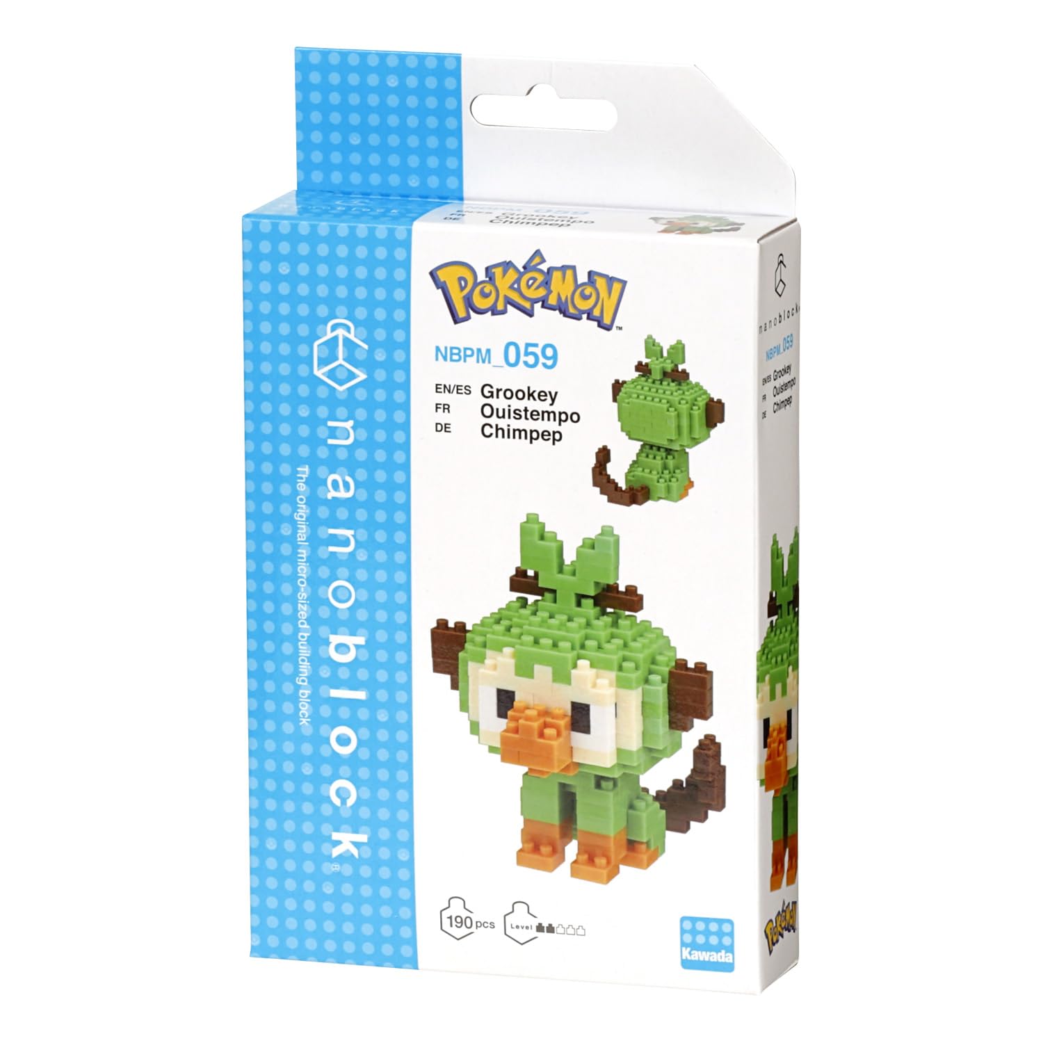Amazon.co.jp: nanoblock ナノブロック ポケットモンスター サルノリ 