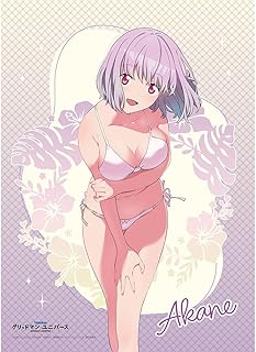 Keith Gridman Universe Drawing B2 Tapestry (Shinjo Akane/Swimsuit) W Suede Approx. Width 20.1 x Height 28.3 inches (51 x 7...
