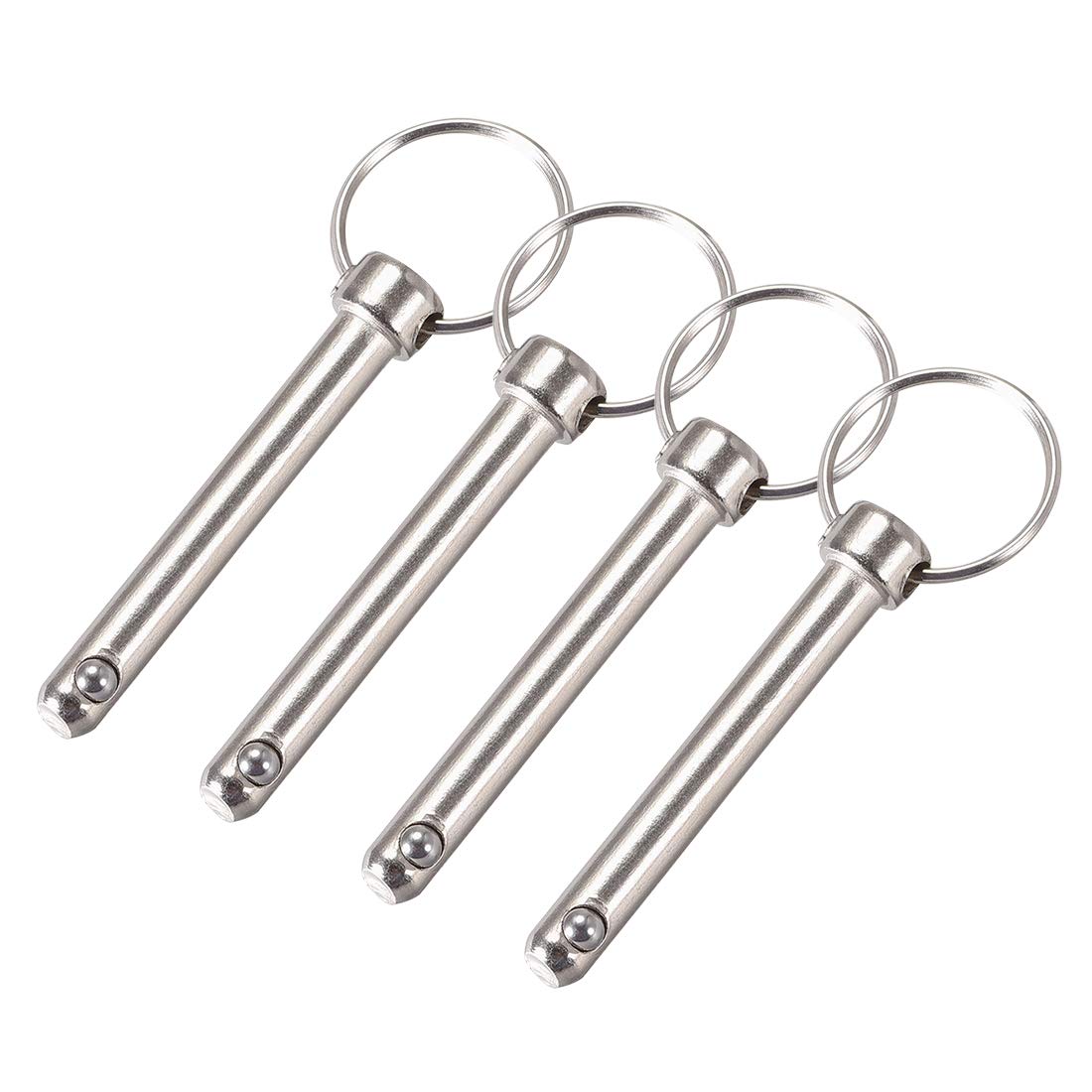 sourcing map Quick Release Pin 8mmX55mm Marine Hardware for Boat Bimini Top Deck Hinge 4Pcs