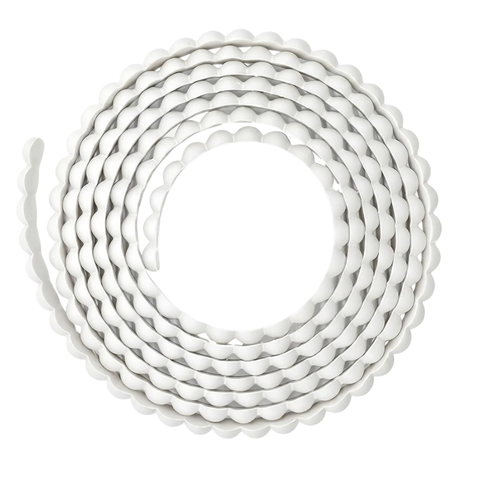 Bobbin Trim Moulding, Flexible Moulding Trim for Decorative Edging, Easy Installation, Wooden Beaded Design for Home Improvement Projects