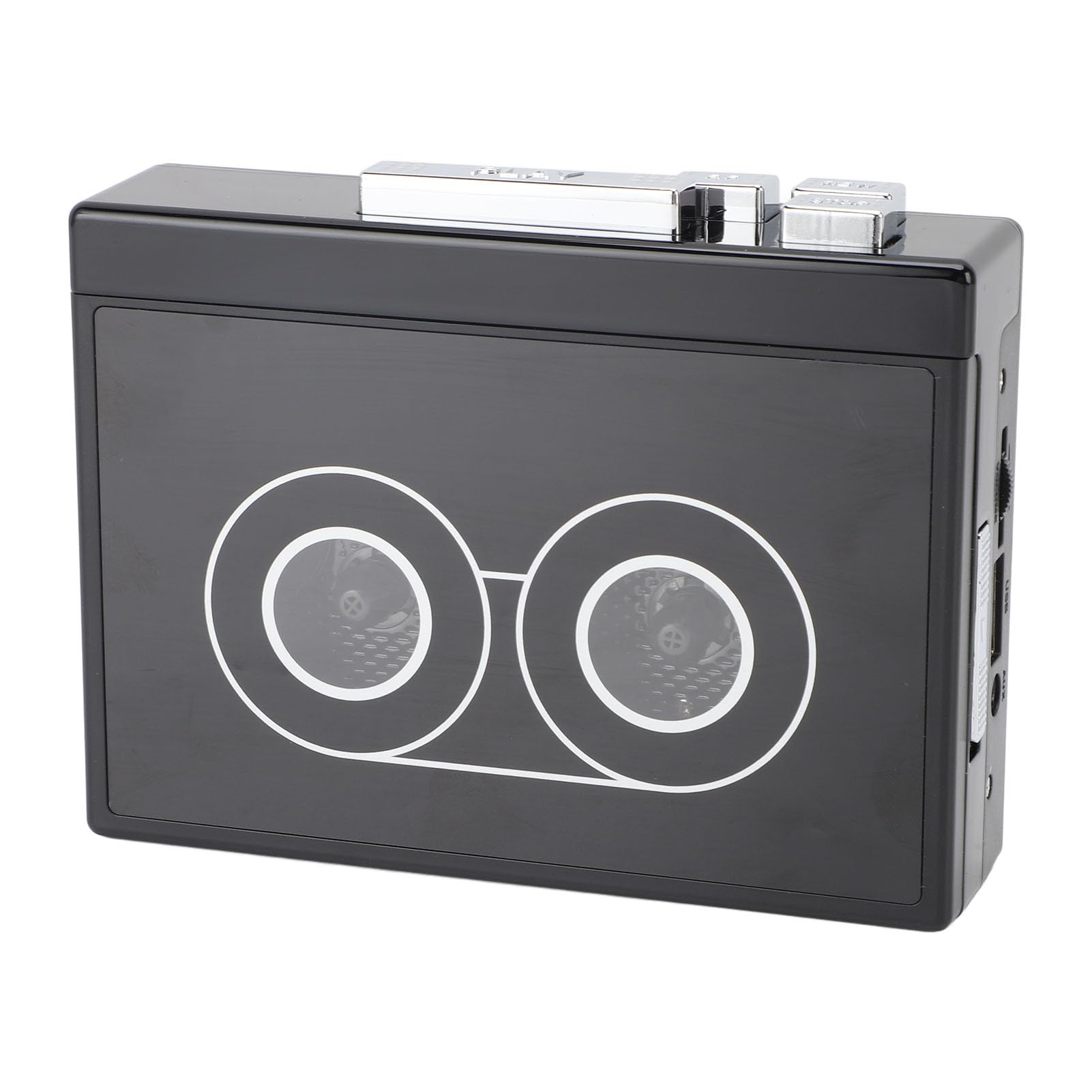 AUNMAS Lettore di Cassette Portatile, Registratore di Cassette con Radio FM, Design Compatto per gli Amanti della Nostalgia e gli Appassionati di Musica (A)