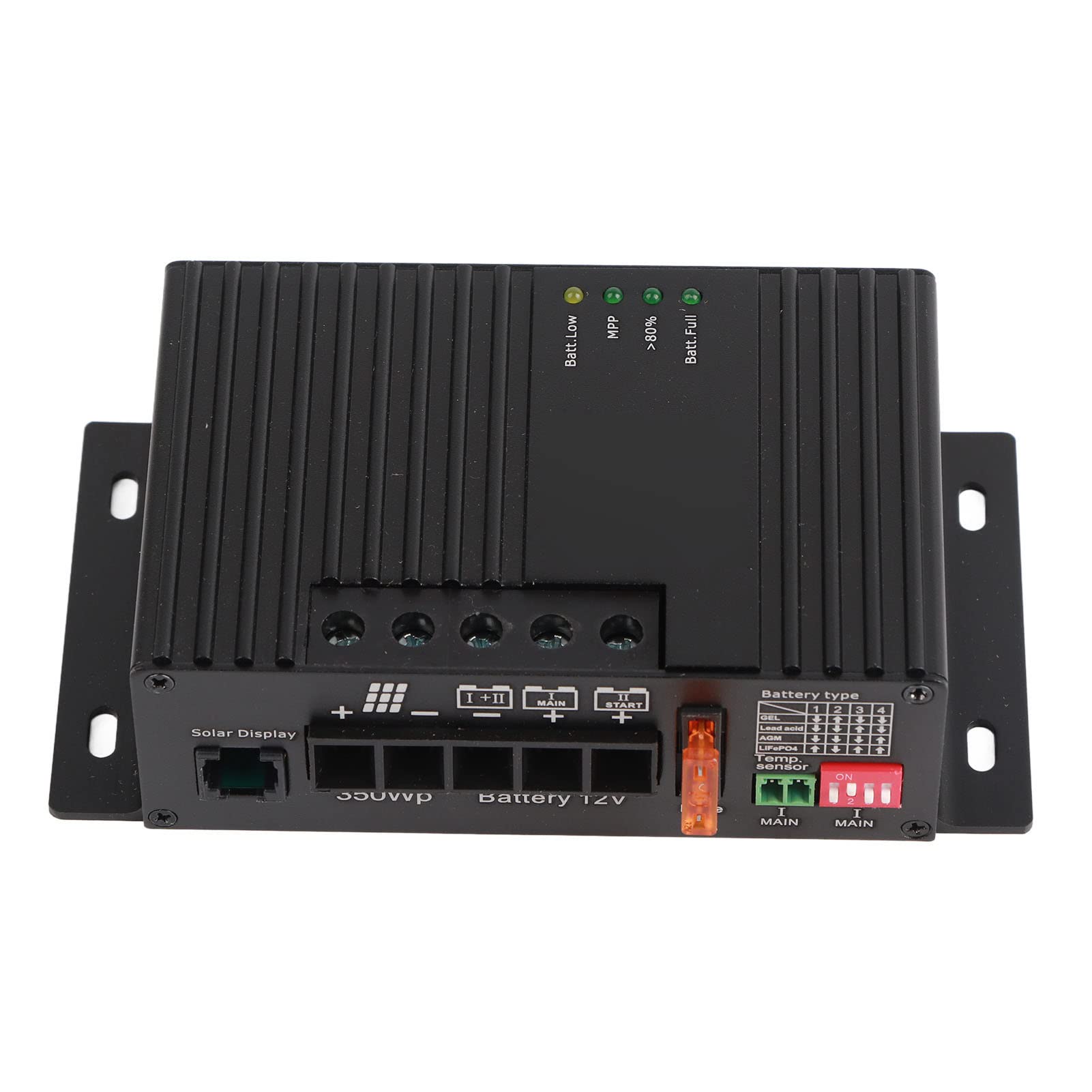 Regolatore di Carica Solare 12V Regolatore di Scarica del Caricatore del Pannello Solare MPPT Carica Doppia della Batteria (MPPT5025A DOPPIA (25A))
